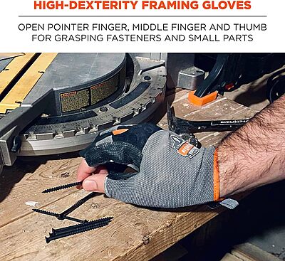 ERGODYNE ProFlex 720 Heavy-Duty Framing Gloves