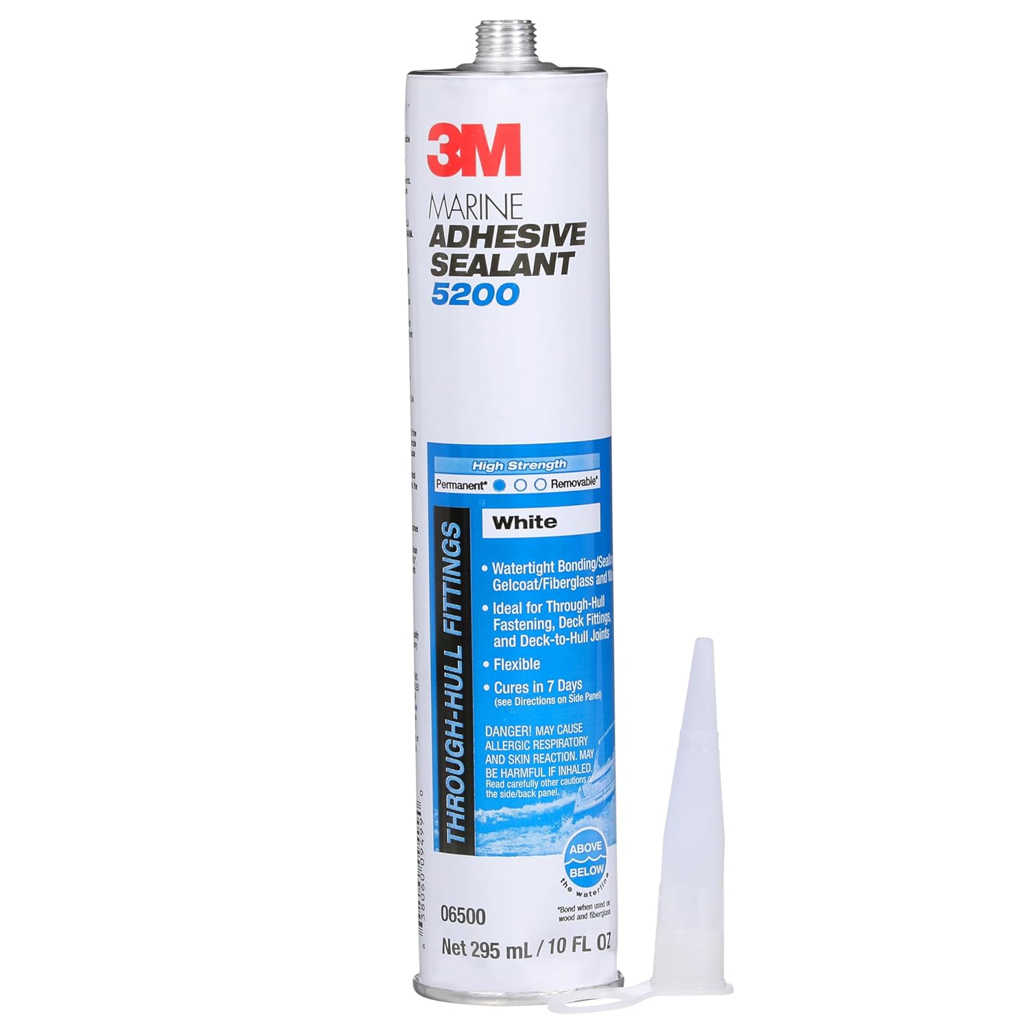 3M Marine Adhesive Sealant 5200 (06500) Permanent Bonding and Sealing for Boats and RVs Above and Below the Waterline