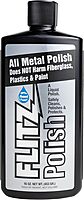 Flitz Multi Purpose Metal Polish Liquid - 16oz Bottle of USA-Made Tarnish Remover - For Aluminum, Chrome, Brass, Nickel