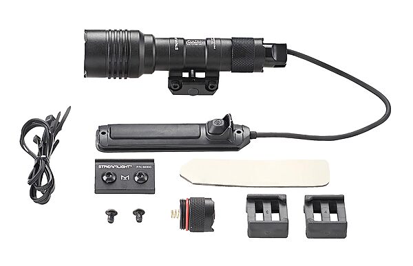 Streamlight 88058 ProTac Rail Mount 1 350-Lumen Multi-Fuel Weapon Light with CR123A Batteries and Remote Pressure Switch