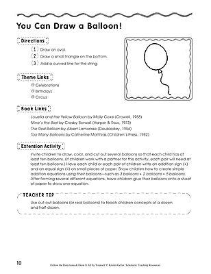 Follow the Directions & Draw It All by Yourself!: 25 Reproducible Lessons That Guide Kids to Draw Adorable Pictures