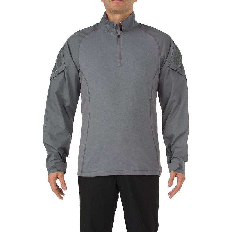 5.11 Tactical Men's Rapid Assault 1/4 Zip Long Sleeve Shirt, Style 72194ABR