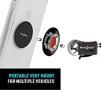 Nite Ize Steelie Vent Kit - Magnetic Phone Mount for Car Vents