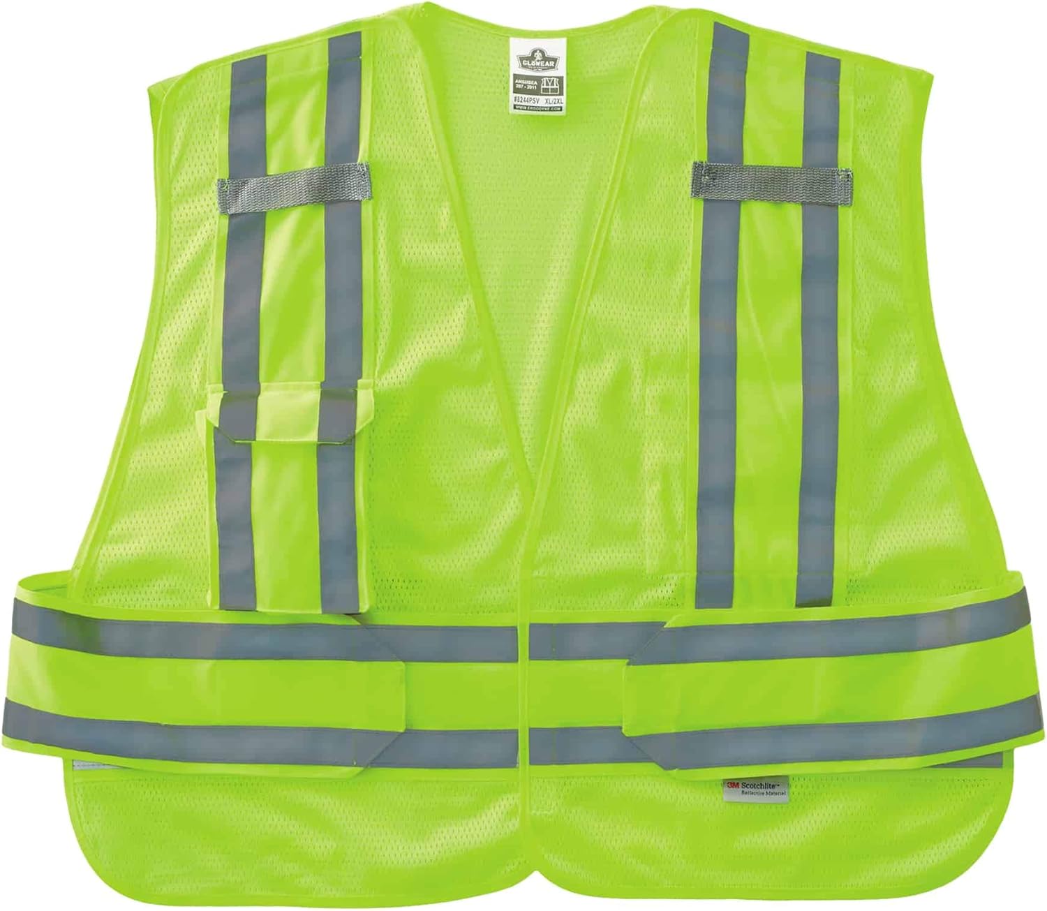 ERGODYNE GloWear 8244PSV ANSI High Visibility Expandable Public Safety Vest