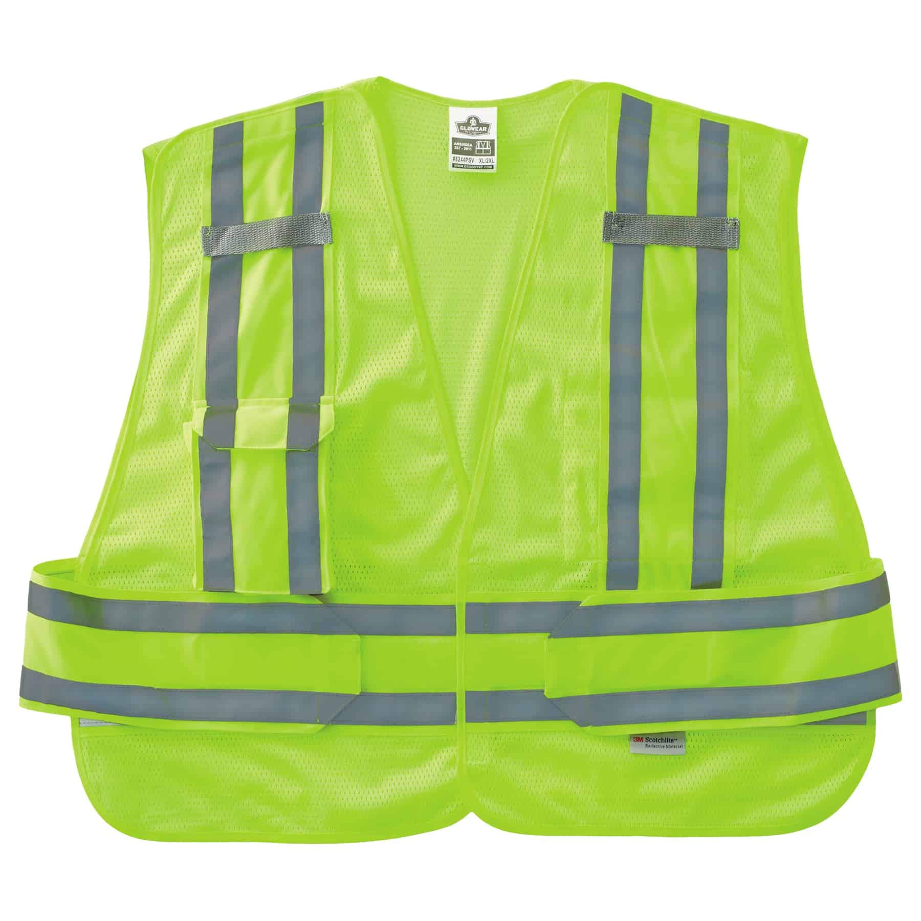 ERGODYNE GloWear 8244PSV ANSI High Visibility Expandable Public Safety Vest