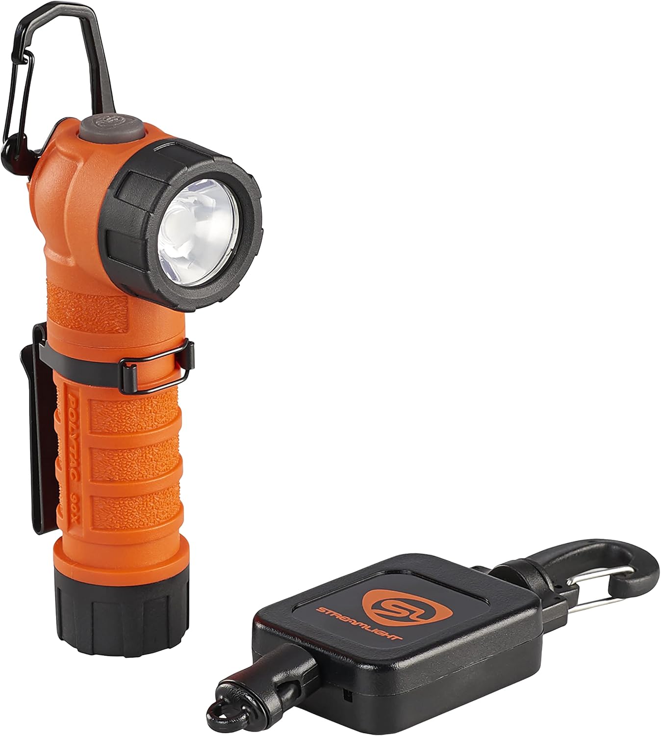 Streamlight 88837 PolyTac 90X USB 500-Lumen Multi-Fuel Right-Angle Rechargeable Flashlight