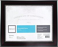 Realspace™ Photo/Document Frame, Harrison, 8-1/2" x 11", Mahogany