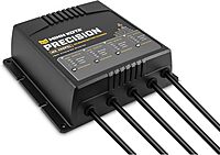Minn Kota Precision MK 460PCL On-Board Battery Charger with 4 Charging Banks, 15 Amps per Bank