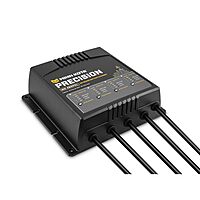 Minn Kota Precision MK 460PCL On-Board Battery Charger with 4 Charging Banks, 15 Amps per Bank