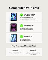 Belkin Pro Keyboard Case with Magnetic Stand, Backlit Bluetooth Keyboard, Trackpad & Apple Pencil Storage