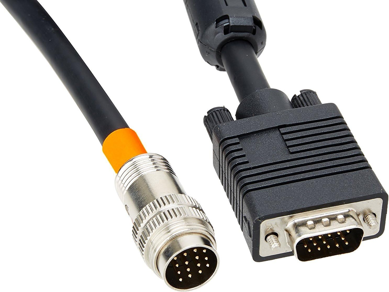 C2G Legrand RapidRun VGA Flying Lead, Multi-Format Flying Lead, Black Audio Video Cables, 1.5 Foot In-Wall Cable, 1 Count