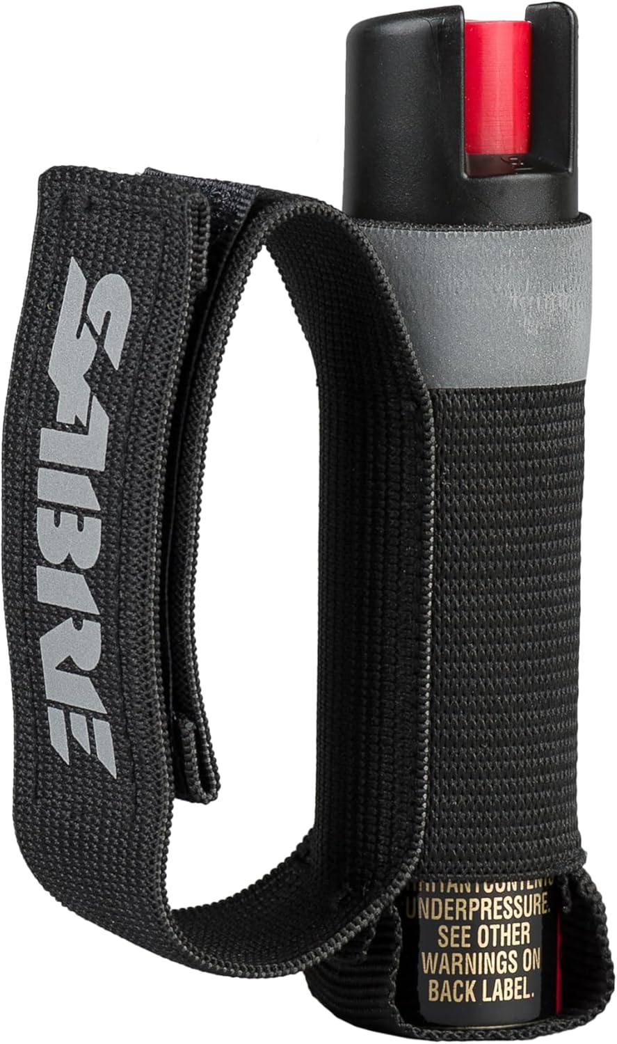SABRE Runner Defense Spray, 3-in-1 Formula Contains Pepper Spray, CS Military Tear Gas & UV Marking Dye, Max Strength