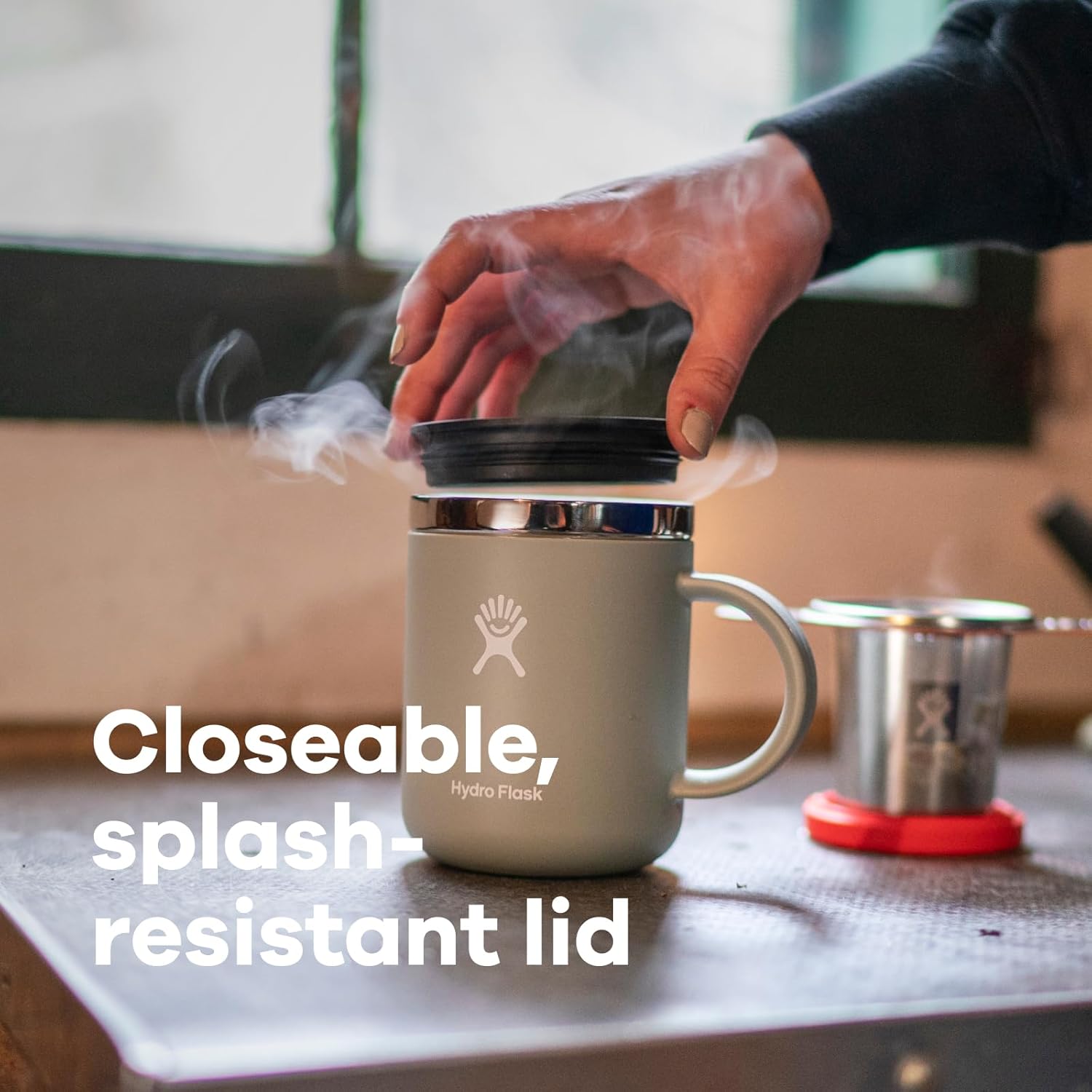 Hydro Flask Insulated Stainless Steel Mug with TempShield and Press-In Lid