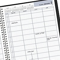 AT-A-GLANCE DayMinder Four Person Daily Appointment Book
