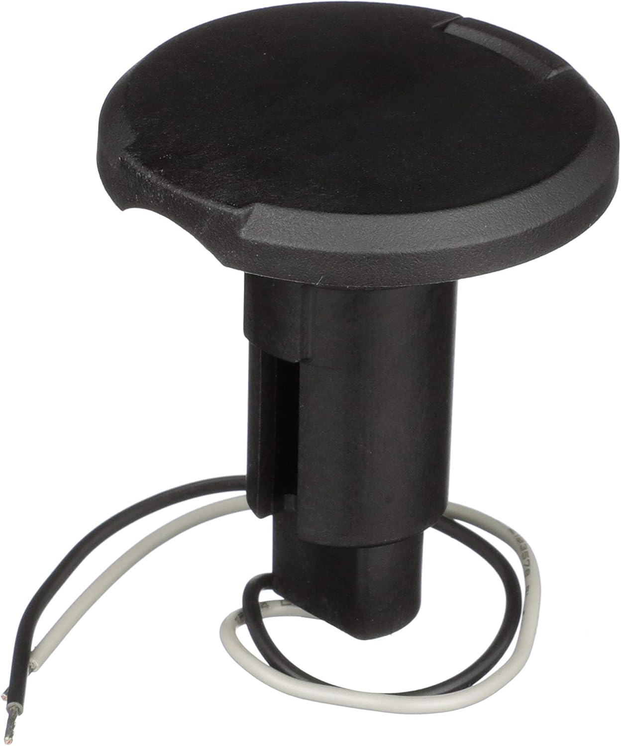 Attwood LightArmor Plug-In Base - 2 Pin - Black - Round