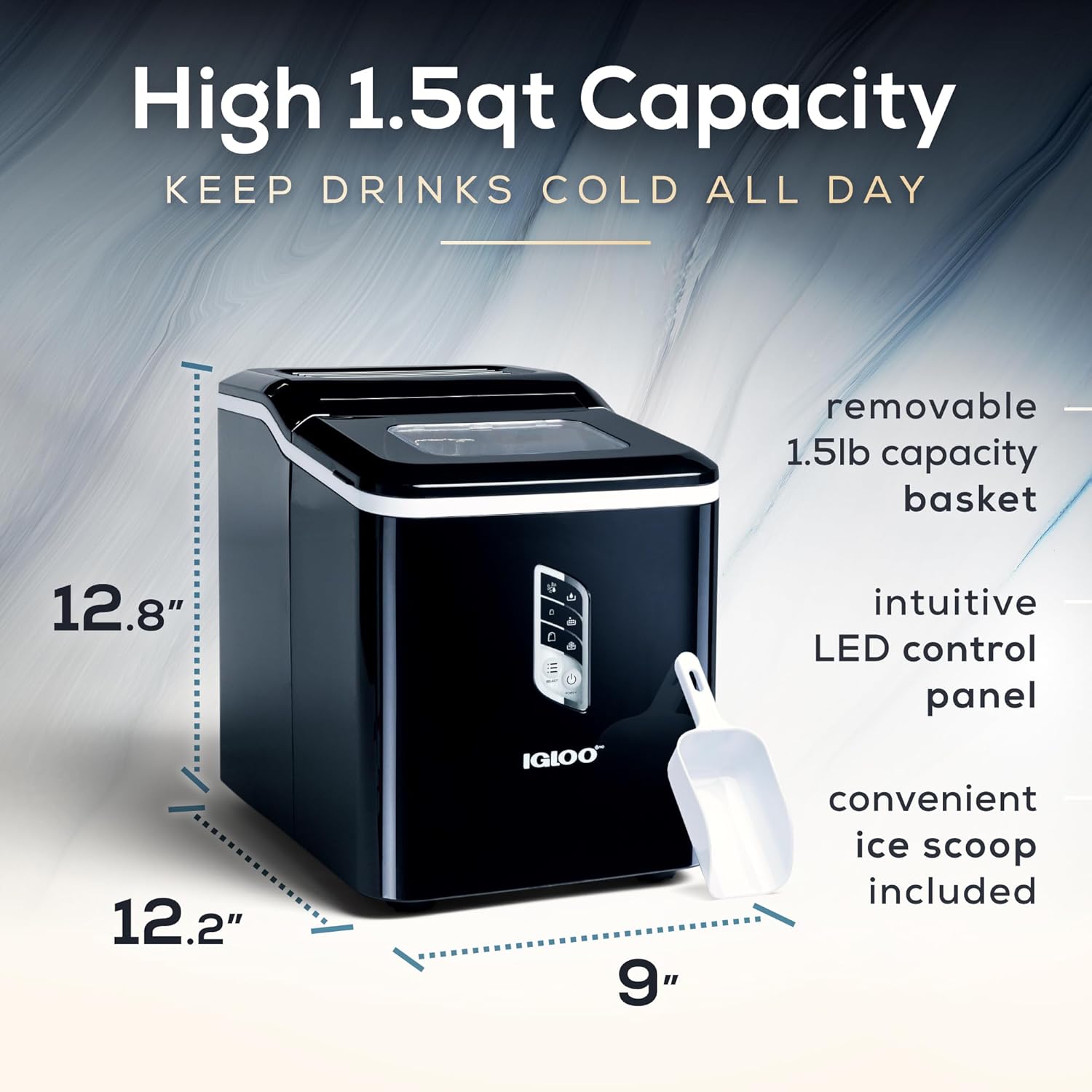 Igloo Automatic Self-Cleaning Portable Countertop Ice Maker