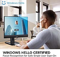 ViewSonic Video Conferencing Docking Monitor with Windows Hello Compatible IR Webcam
