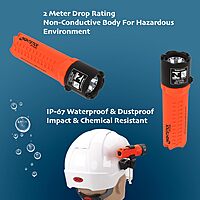 Nightstick XPP-5418RX-K01 Intrinsically Safe Flashlights with Multi-Angle Mount, Red