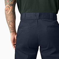 DICKIES Men's Loose Fit Double Knee Work Pants – Durable Twill Utility Trousers
