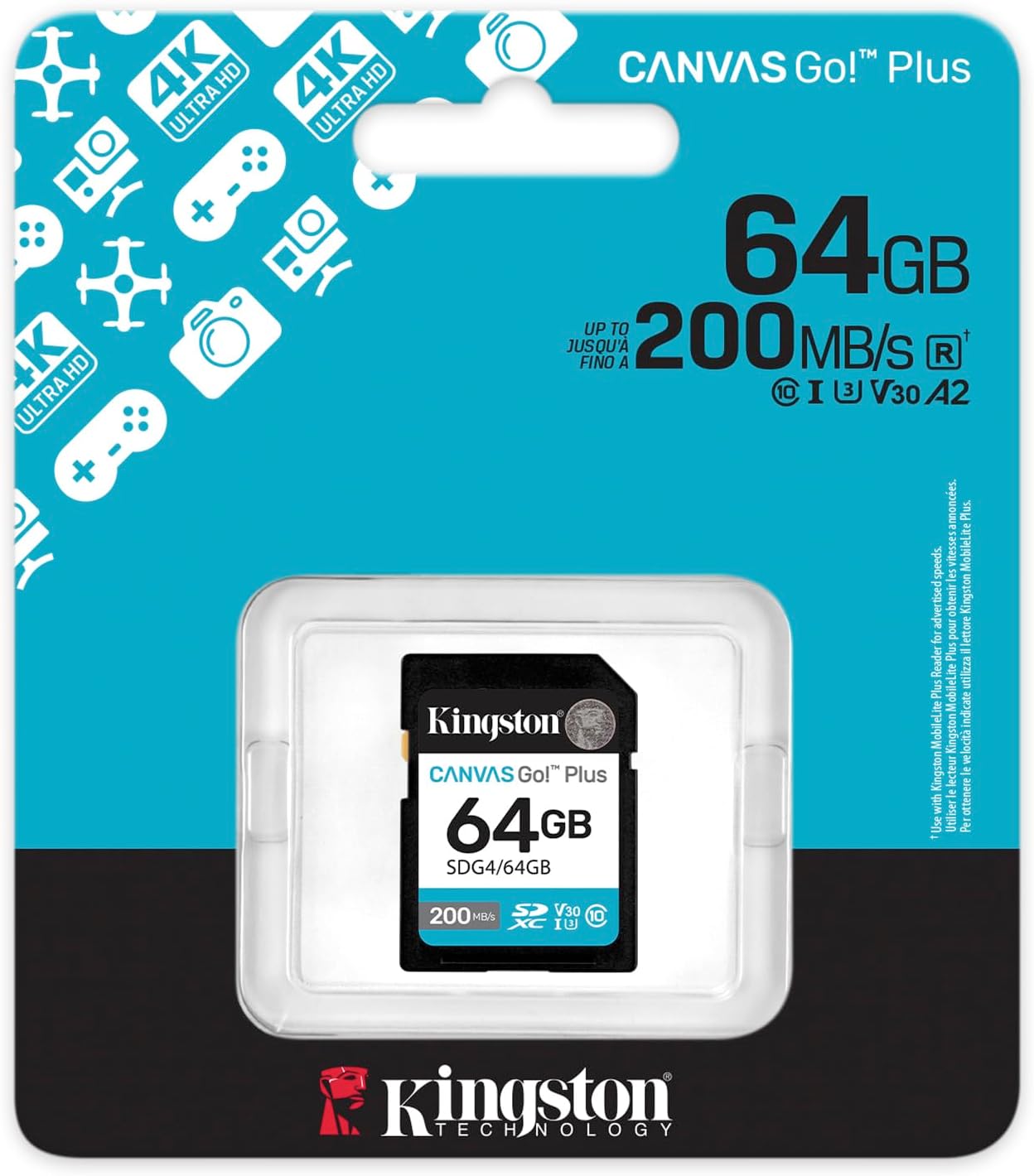 KINGSTON Canvas Go Plus SDXC Card