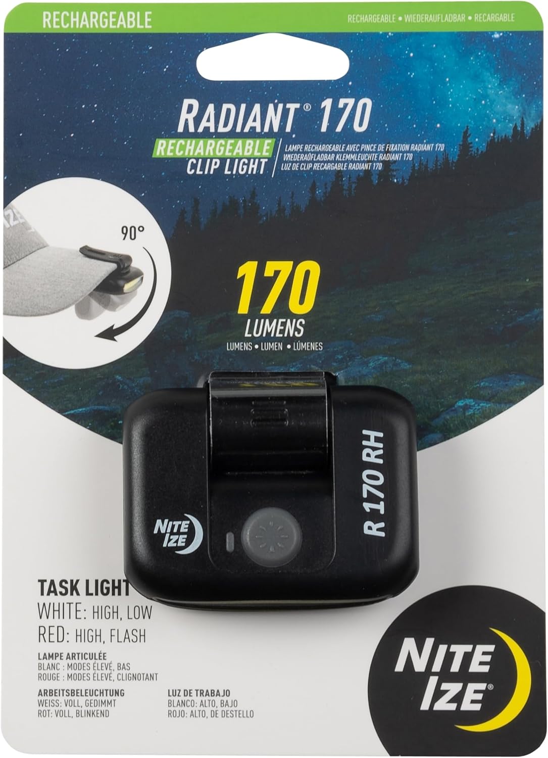 Nite Ize Radiant Rechargeable Clip Headlamp