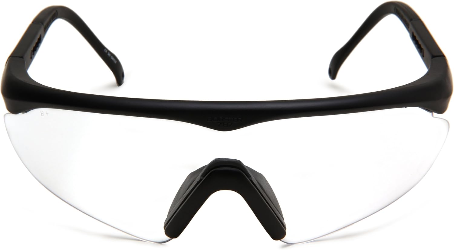 Bobster ESB Shooting Sunglasses, Black Frame/3 Lenses (Smoked, Amber and Clear)