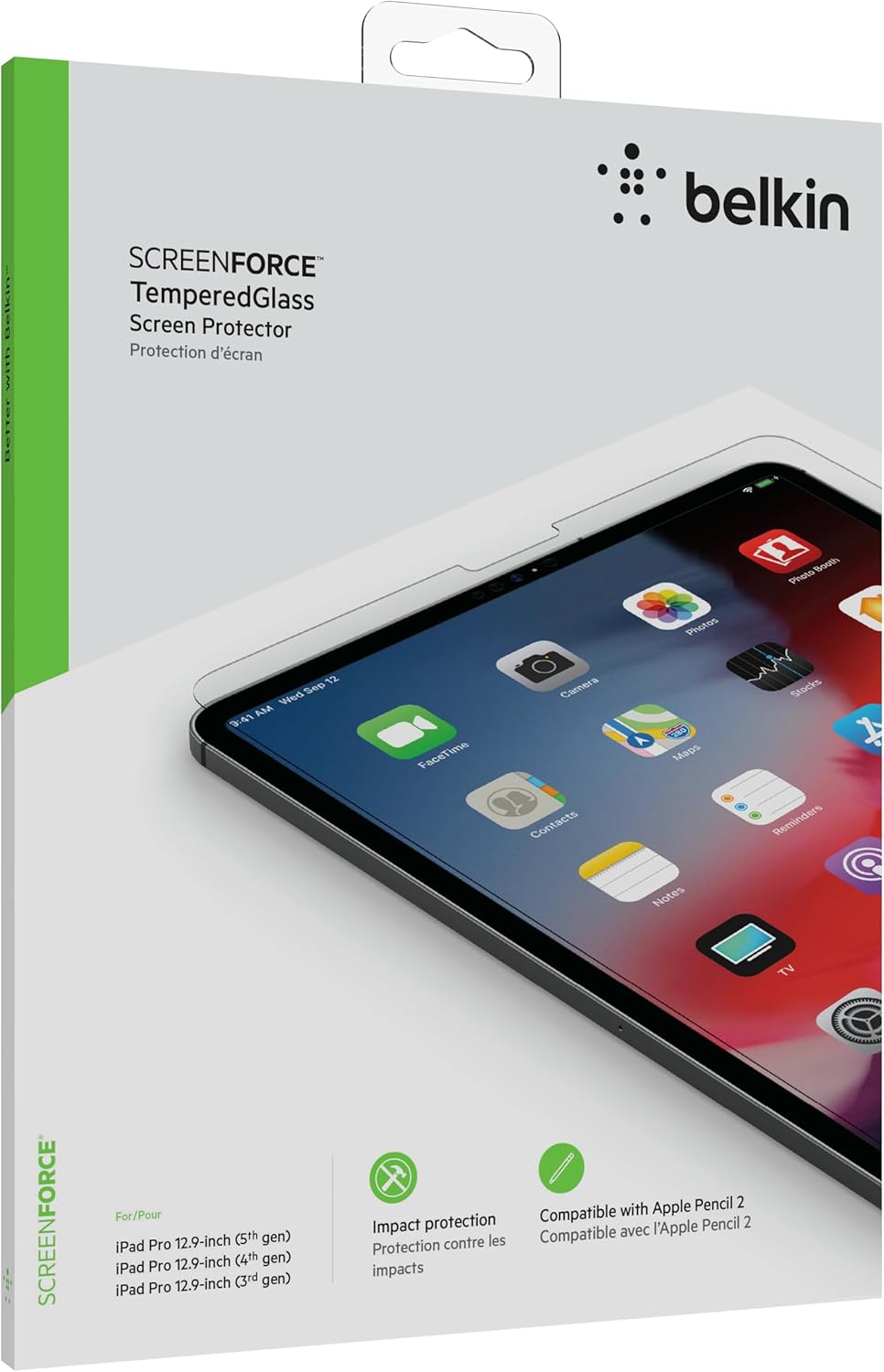 Belkin ScreenForce TemperedGlass Screen Protector for iPad Pro 12.9" (2018 Model)