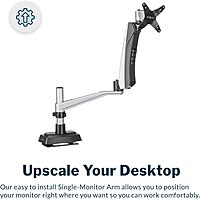 VARI VESA Monitor Arm - Adjustable Desk Mount with 360° Rotation