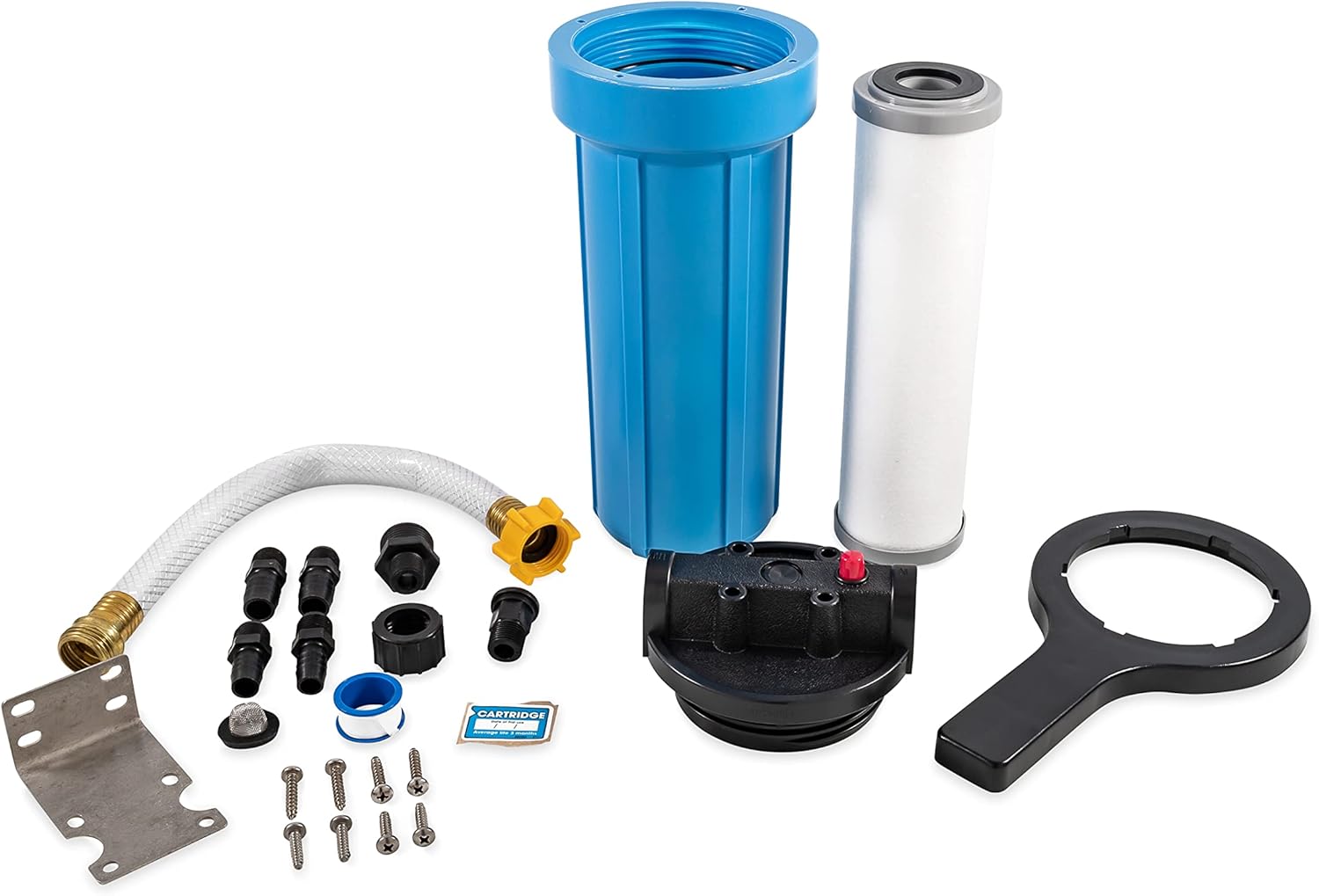 Camco EVO Marine Water Filter | Offers Premium Water Filtration for Your Boat's Fresh Water Supply | Features Multiple