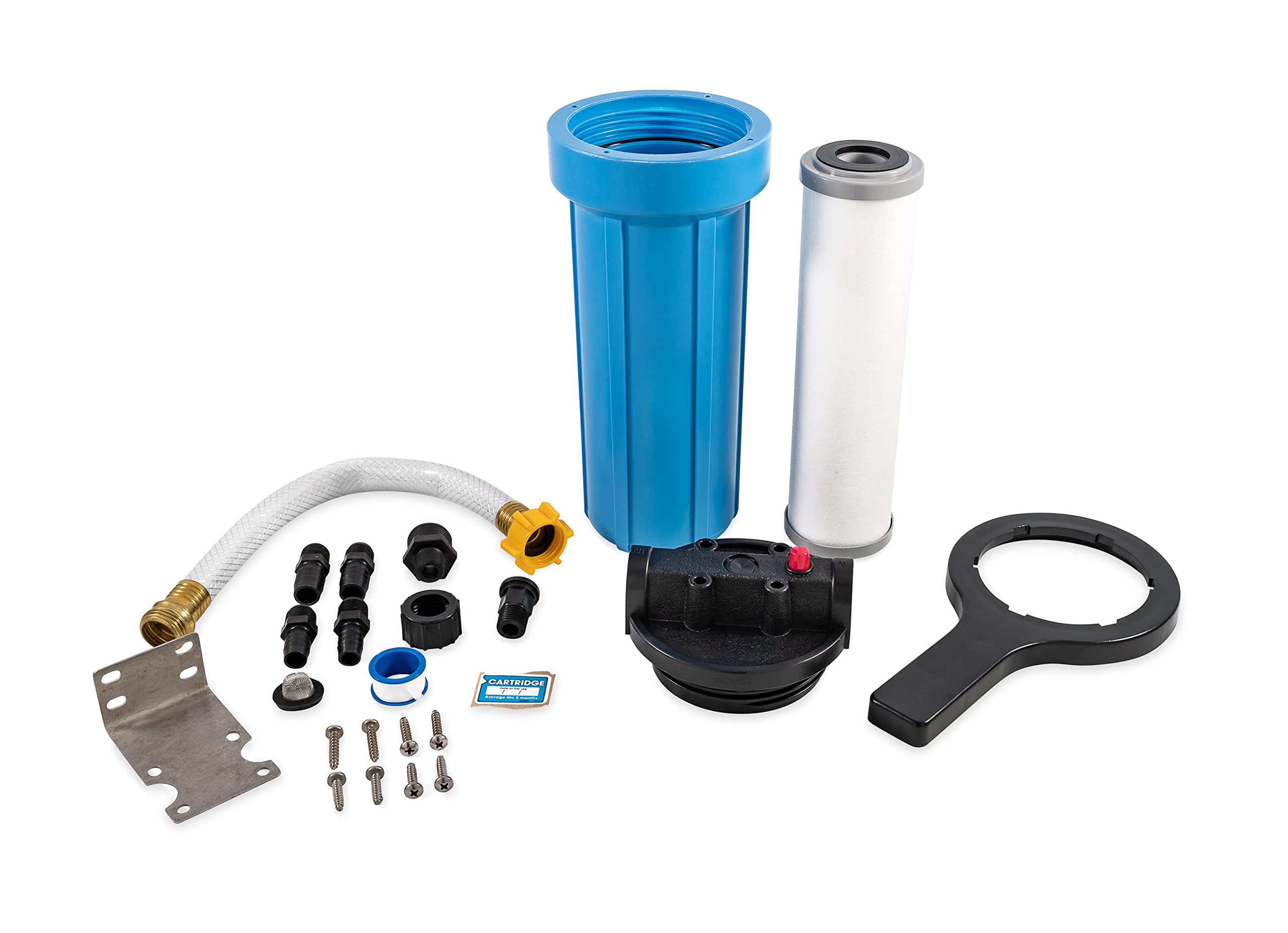Camco EVO Marine Water Filter | Offers Premium Water Filtration for Your Boat's Fresh Water Supply | Features Multiple