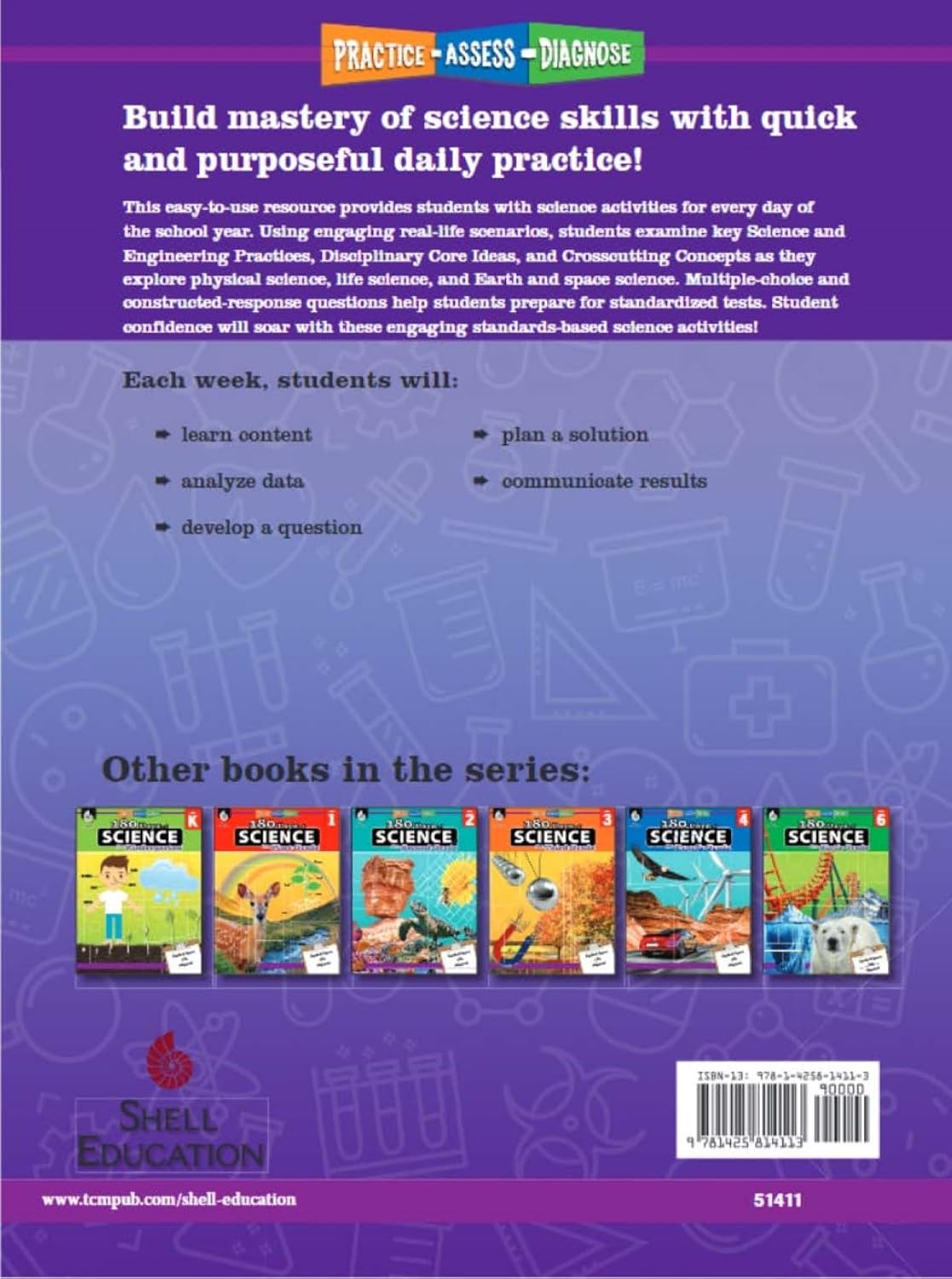 180 Days™: Science, Earth and Space Science for 5th Grade Practice Workbook for Classroom and Home