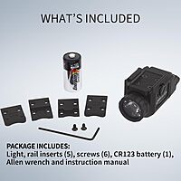 Nightstick TCM-10 Compact Weapon-Mounted Handgun Light