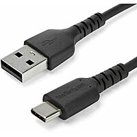 StarTech.com USB A to USB C Charging Cable - USB 2.0, Aramid Fiber