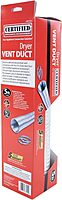 Certified Appliance Accessories CERT77007 Electric Dryer Duct Kit with 5 Foot Vent Duct and 6 Foot 4-Wire 30 Amp Power Cord