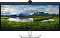 Dell P3424WEB 34in Class Webcam UW-QHD Curved Screen LED Monitor - 21:9 - 34.1in Viewable - In-plane Switching (IPS) Technology - DELLP3424WEB
