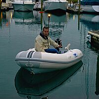 RAILBLAZA Boat Navigation Dinghy Visibility Light Kit for Bow and Stern, Battery Powered, Meets USCG Standards