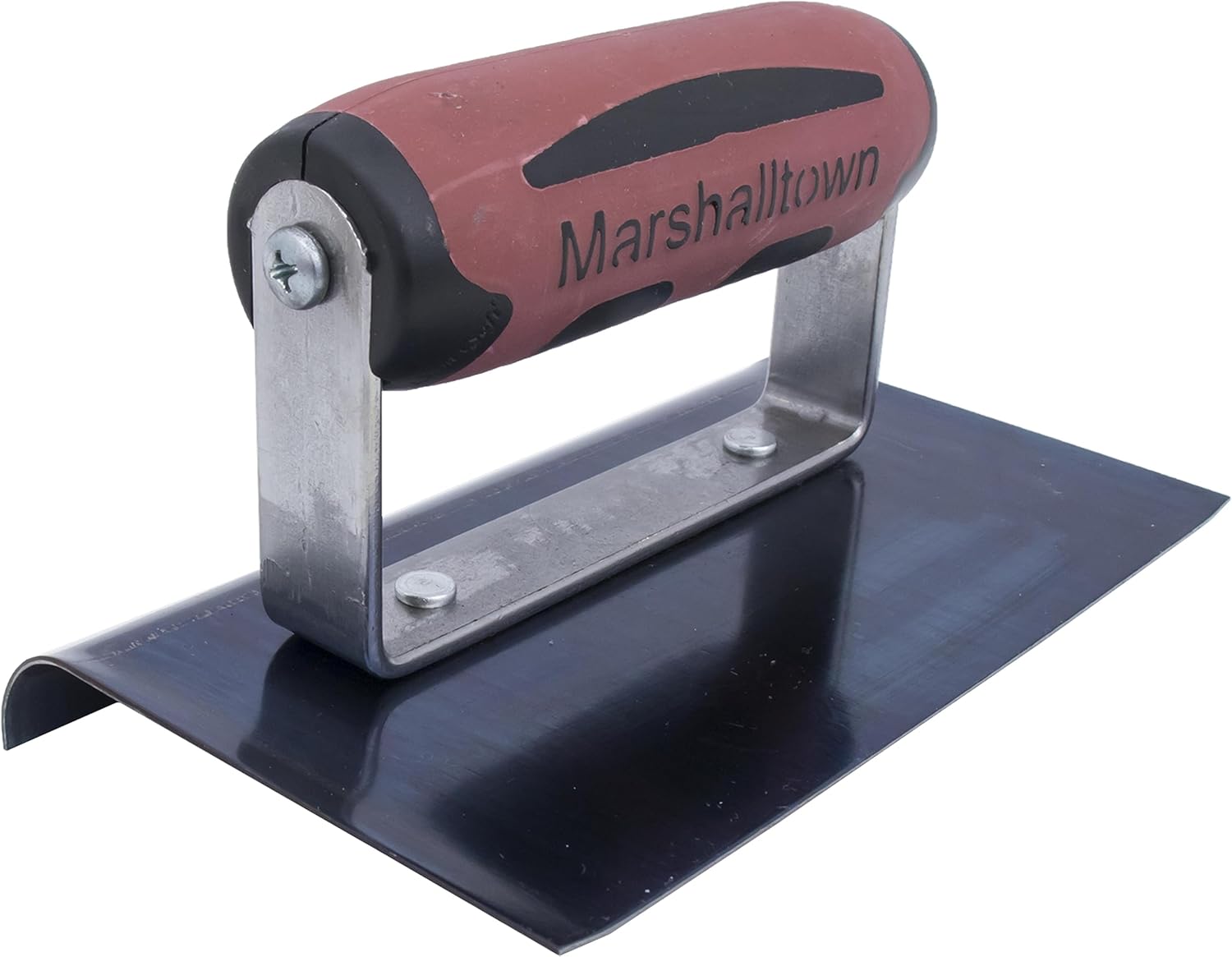 MARSHALLTOWN Curved Concrete Edger, 6 x 4 Blue Steel Blade, 5/8 Lip x 1/2 Radius, Made In The USA, 138BD 6 x 4 x 5/8 x 1/2