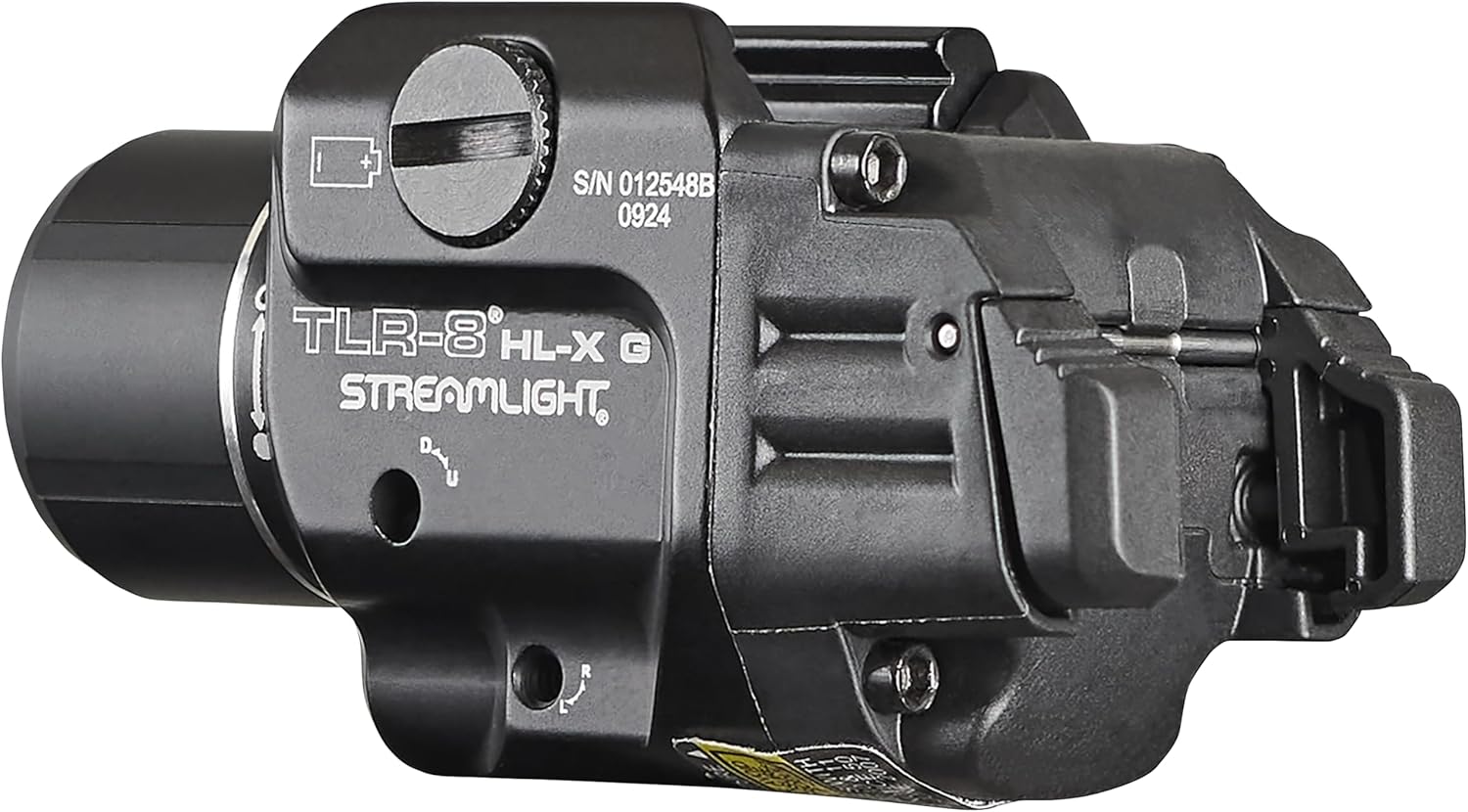 Streamlight 69475 TLR-8 HL-X G USB 1000-Lumen Weapon Rail-Mounted Rechargeable Tactical Flashlight with Integrated Green