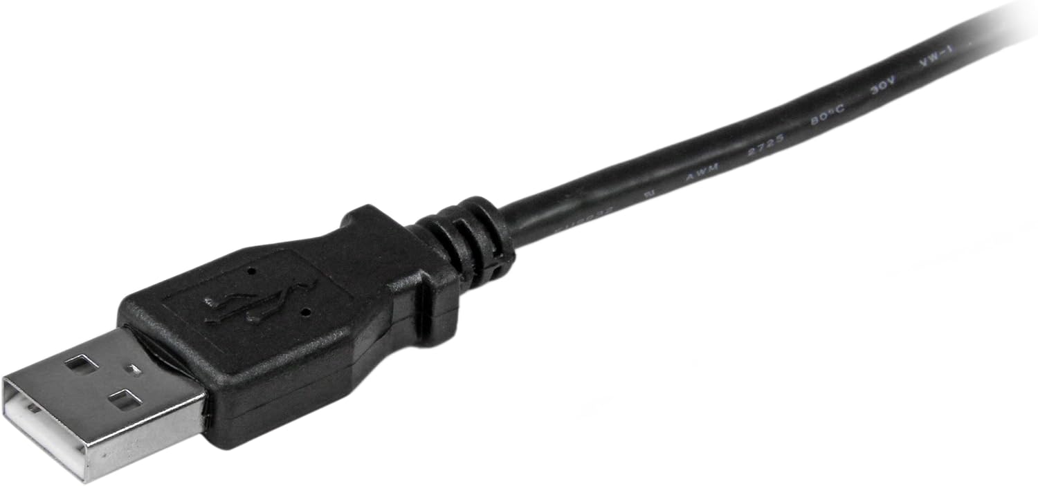 StarTech.com 1 ft. (0.3 m) USB to Micro USB Cable - USB 2.0 A to Micro B - Black - Micro USB Cable (UUSBHAUB1)