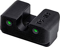 TRUGLO Tritium Pro Night Sights for Glock Handgun Models - Front & Rear Set (White Ring)