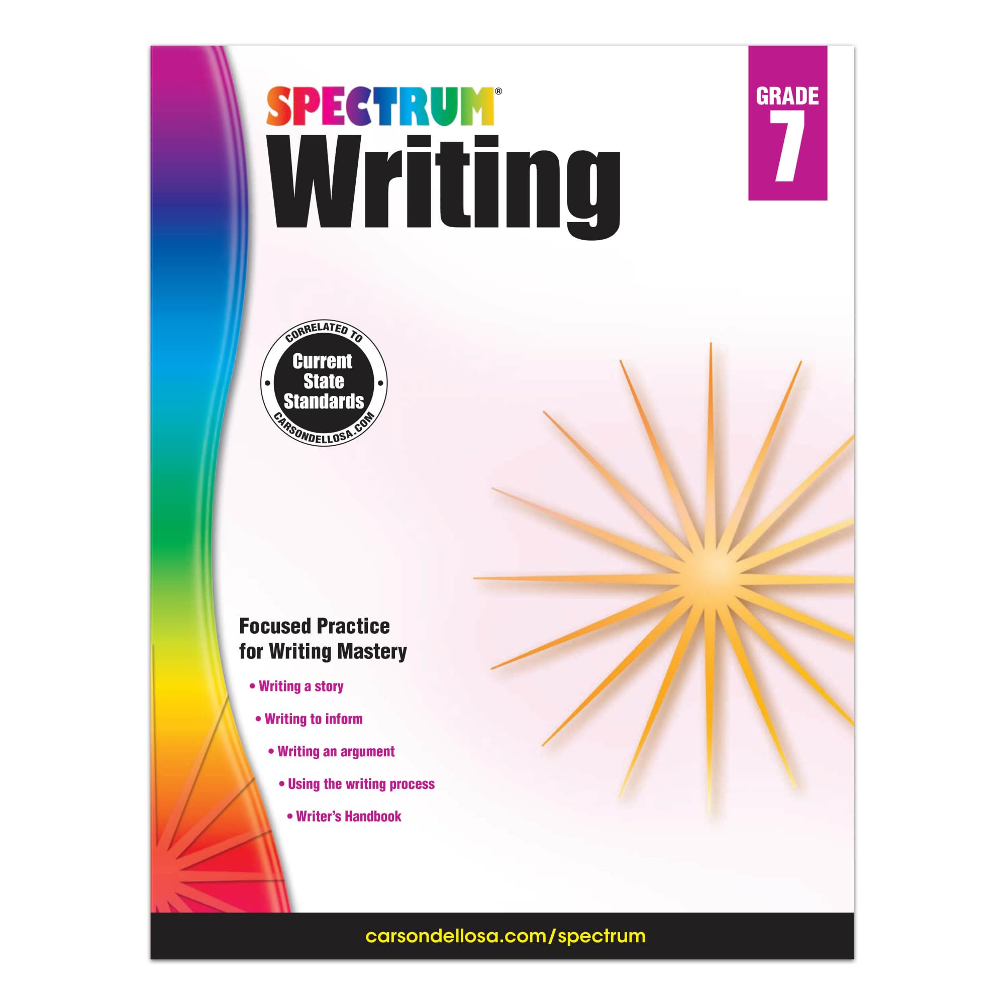 Carson-Dellosa Spectrum Writing Workbook Grade 7
