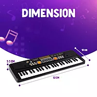 Gooyo GY-530A1 49-Key Musical Piano Keyboard with Microphone