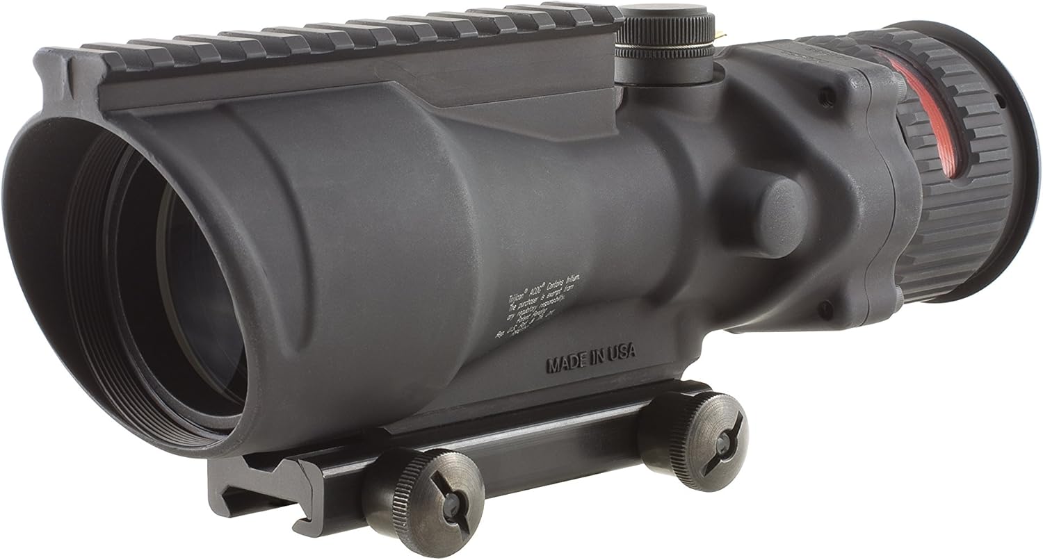 Trijicon ACOG 6 X 48 Scope Dual Illuminated Horseshoe .50 Ballistic Reticle, Red