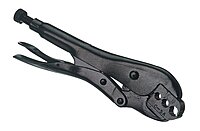 Western Enterprises C-5 Hand-Held Ferrule Crimp Tool, We C-5, 3/16", 1/4", Black