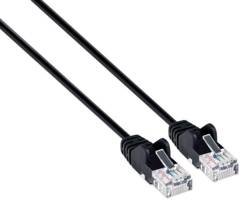 INTELLINET Slim Cat6a Ethernet Network Patch Cable – 10G RJ45 U/UTP
