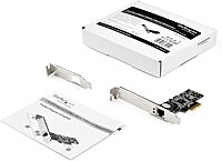 StarTech.com 1 Port PCIe Network Card - 2.5Gbps 2.5GBASE-T PCIe Network Card x1 PCIe - PCI Express LAN Card