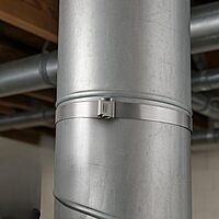 BAND-IT Galvanized Carbon Steel Center Punch Clamps