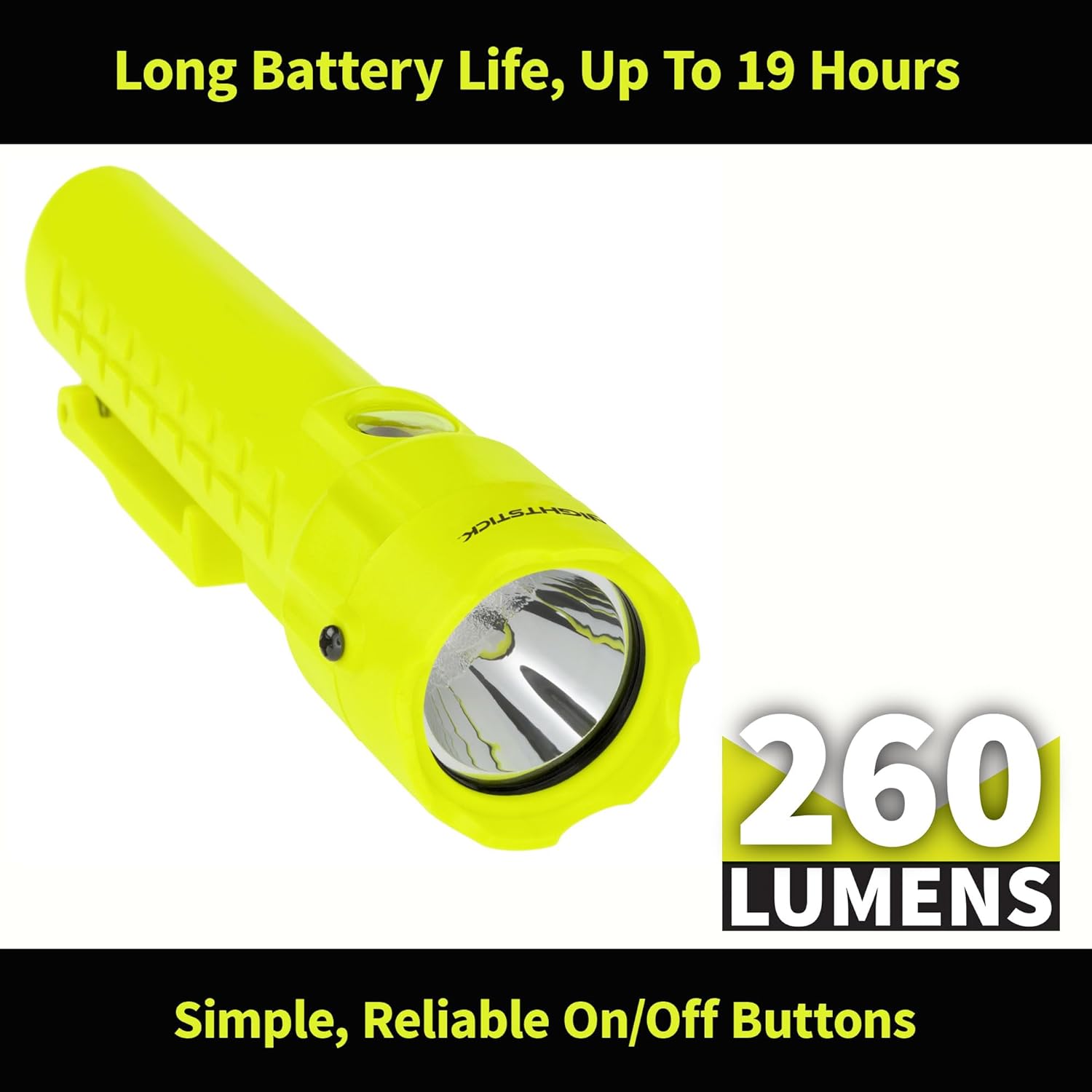 Nightstick XPP-5422GM Intrinsically Safe Dual-Light Flashlight w/Magnets-3 AA (not Included) -Green-UL913, Multicolor