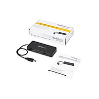 StarTech.com USB 3.0 Mini Dock - Dual Monitor USB-A Docking Station with DisplayPort 4K 60Hz Video & Gigabit Ethernet