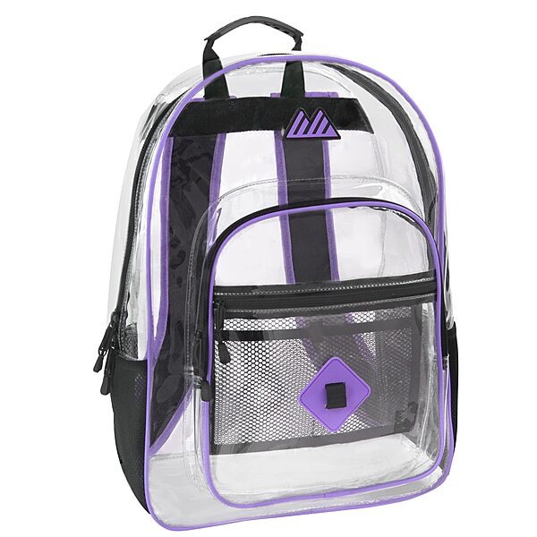 Trailmaker Clear Waterproof Stadium-Approved Backpack with Water Bottle Holder
